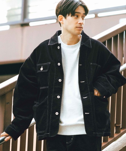 LAKOLE（ラコレ） ブルゾン アウター 「セットアップ可」ツイルコール