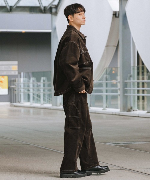 LAKOLE（ラコレ） ブルゾン アウター 「セットアップ可」ツイルコール