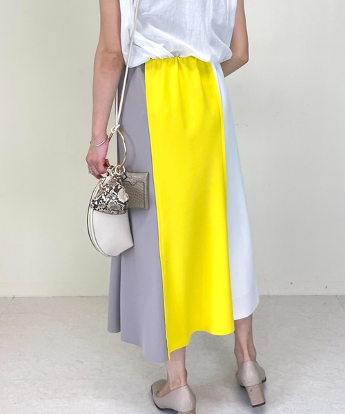 「DOLLUPOOPS」 スカート 38 イエロー レディース_画像2