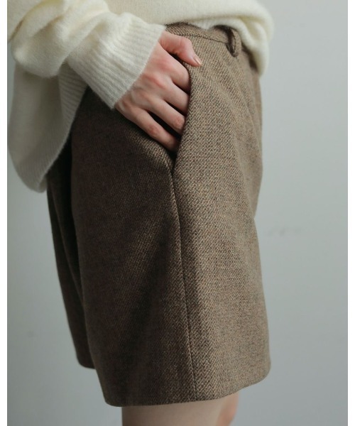 anuke（アンヌーク） パンツ anuke Herringbone Short Pants 62520728