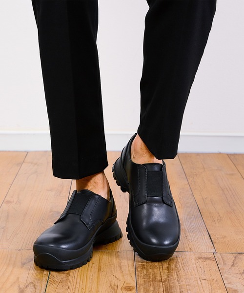 「PADRONE」 シューズ 41 ブラック メンズ_画像2