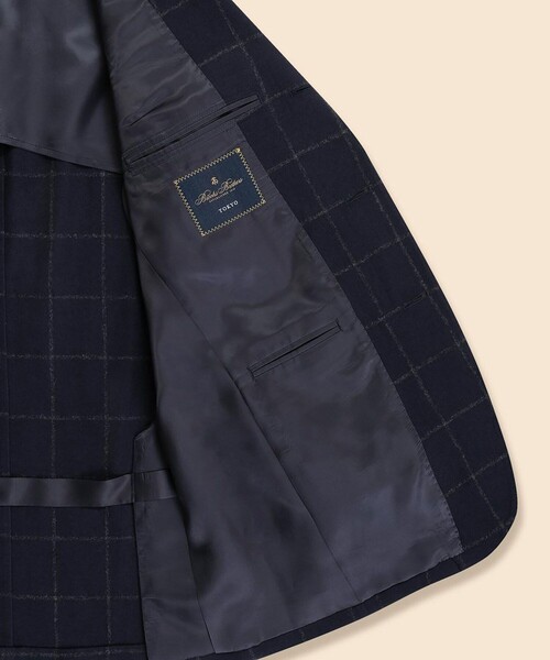 XL ブルックスブラザーズ シルク テーラードジャケット ブルー メンズ BROOKS BROTHERS｜ブルックスブラザーズのテーラードジャケット通販