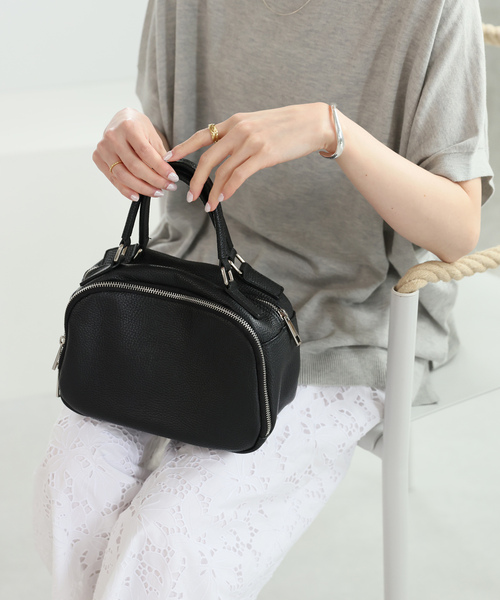 「AULENTTI」 2WAYバッグ FREE シルバー レディース_画像2