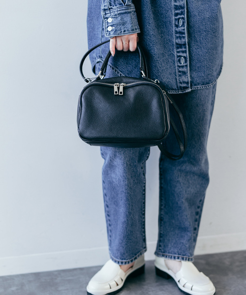 「AULENTTI」 2WAYバッグ FREE シルバー レディース_画像6