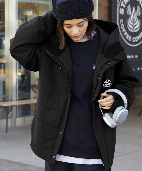 「CAMP7」 マウンテンパーカー L ブラック メンズ_画像9