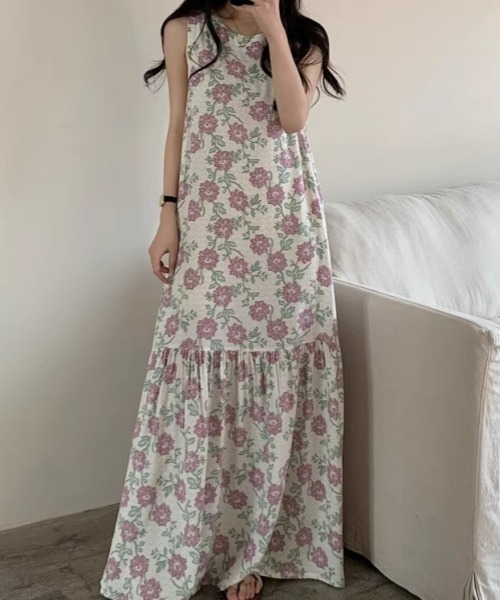 「gossip!ロサンゼルス」 ノースリーブワンピース FREE グリーン レディース_画像4