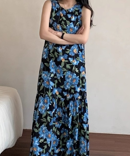 「gossip!ロサンゼルス」 ノースリーブワンピース FREE グリーン レディース_画像8