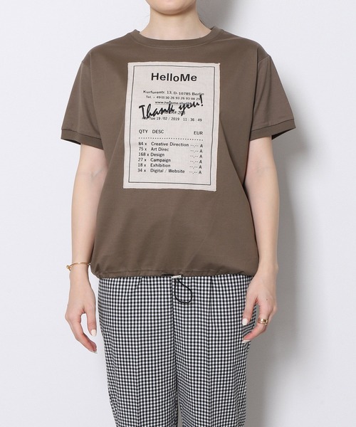 「Re.Verofonna」 半袖カットソー MEDIUM カーキ レディース_画像7
