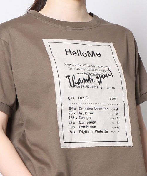「Re.Verofonna」 半袖カットソー MEDIUM カーキ レディース_画像8