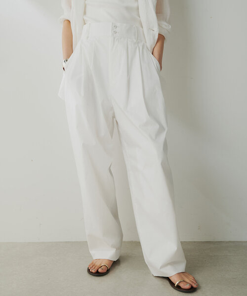 Whim Gazette（ウィム ガゼット） パンツ 36 オフホワイト レディース