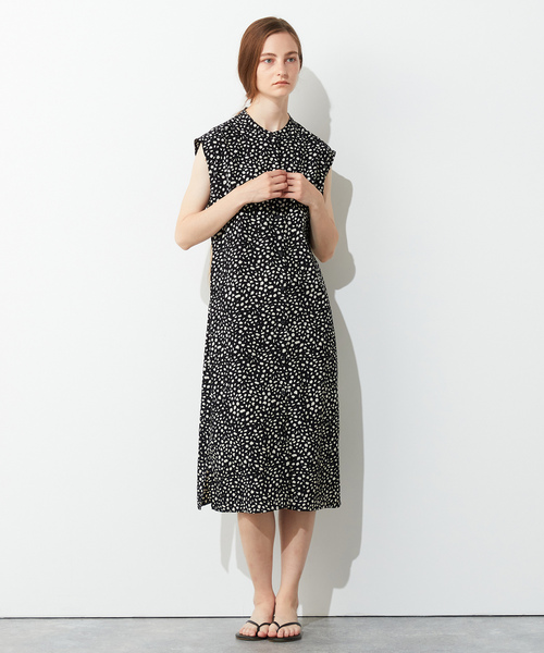 「LE SOUK HOLIDAY」 ノースリーブワンピース M オフホワイト レディース_画像2