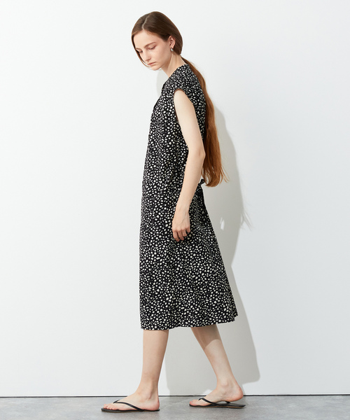 「LE SOUK HOLIDAY」 ノースリーブワンピース M オフホワイト レディース_画像3