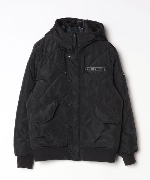 新品 AVIREX アヴィレックス 中綿 フライトジャケット ブラック L AVIREX（アヴィレックス） ブルゾン L ブラック メンズ : ZOZOTOWN