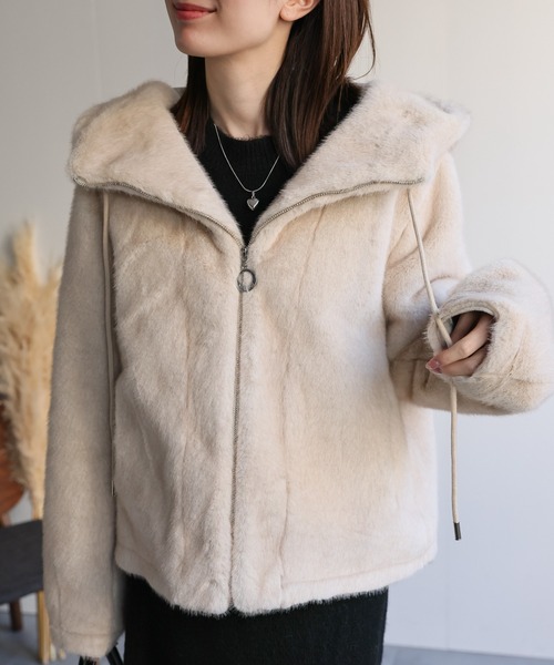 ヤンヤンLadyファーブルゾンのアウター LADY LIKE（レディライク） ブルゾン アウター 「秋冬新作」ファー