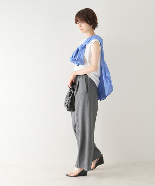 「Plage」 イージーパンツ 38 ベージュ レディース_画像5