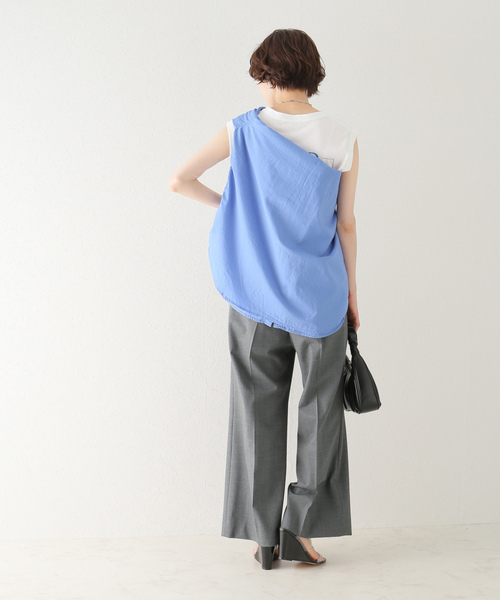 「Plage」 イージーパンツ 38 ベージュ レディース_画像6