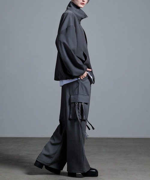 「Loose/ルース」 ブルゾン X-SMALL ダークグレー メンズ_画像9