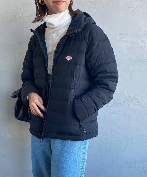 【美品】DANTON ダウンコート レディース 36（M相当）ブラックファー付 Danton（ダントン） ダウンコート 36 ブラック レディース : ZOZOTOWN