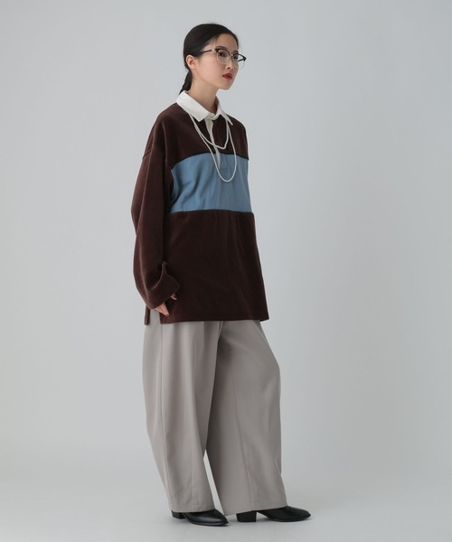 LEPSIM（レプシィム） パンツ ツイルコクーンパンツ 612847 レディース
