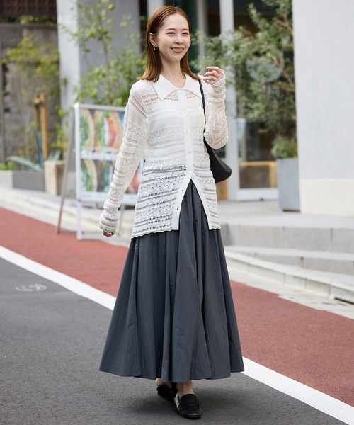 SLOBE IENA（スローブイエナ） ニット セーター レーシーニットシャツ