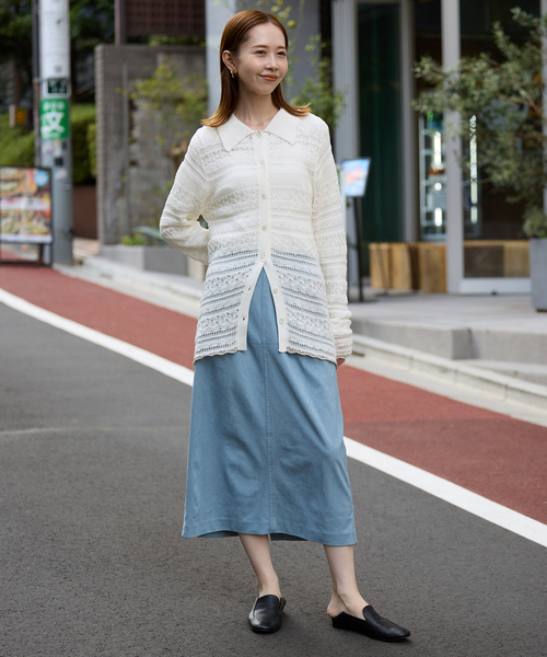 SLOBE IENA（スローブイエナ） ニット セーター レーシーニットシャツ