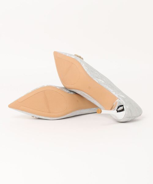 「Jasmine Grandiflorum」 パンプス 22.5cm ゴールド レディース_画像3