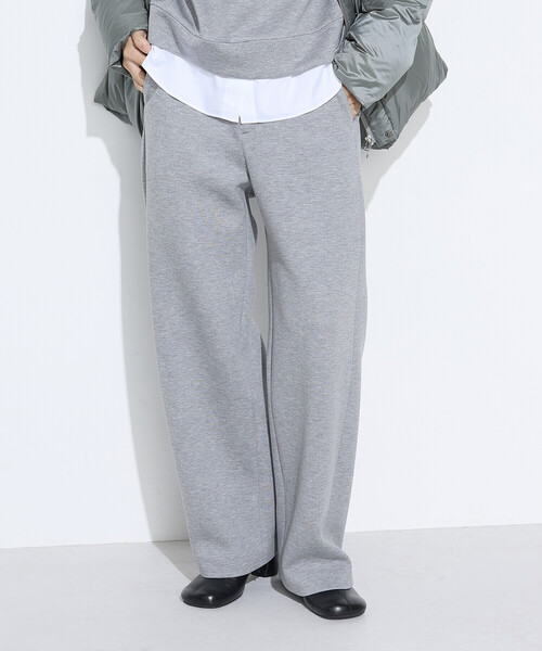 COMME CA Wardrobe スラックス パンツ レーヨンミックスダンボール