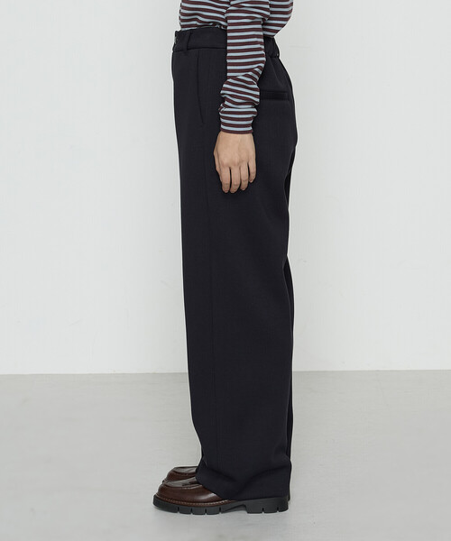 COMME CA Wardrobe スラックス パンツ レーヨンミックスダンボール