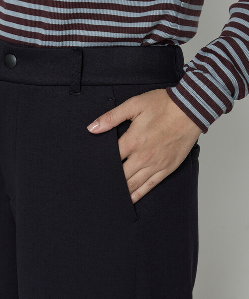 COMME CA Wardrobe スラックス パンツ レーヨンミックスダンボール