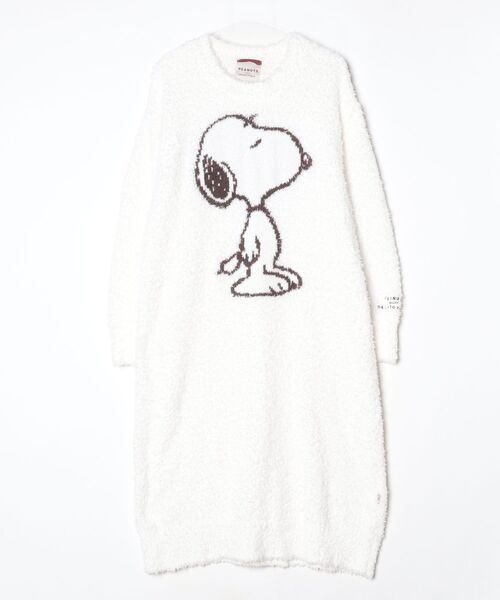 gelato pique（ジェラートピケ） 長袖ワンピース「PEANUTSコラボ