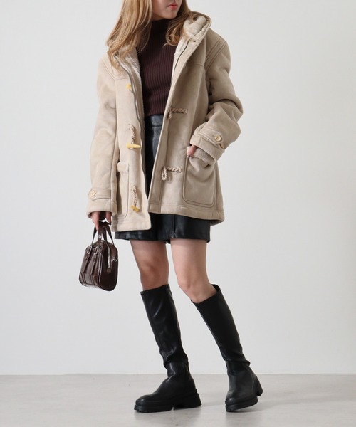 「Ree&Mee」 ダッフルコート X-LARGE キャメル メンズ_画像3