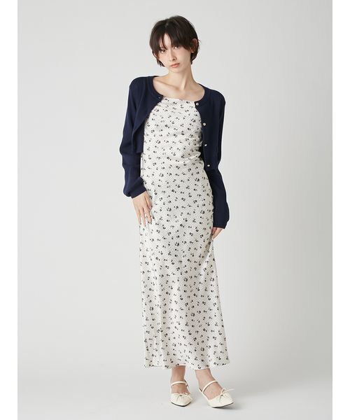 LILY BROWN（リリーブラウン） ワンピース カーデセットプリントキャミ