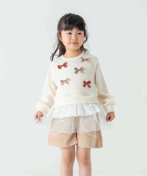 「la poche biscuit」 「KIDS」長袖チュニック 130 ネイビー キッズ_画像9
