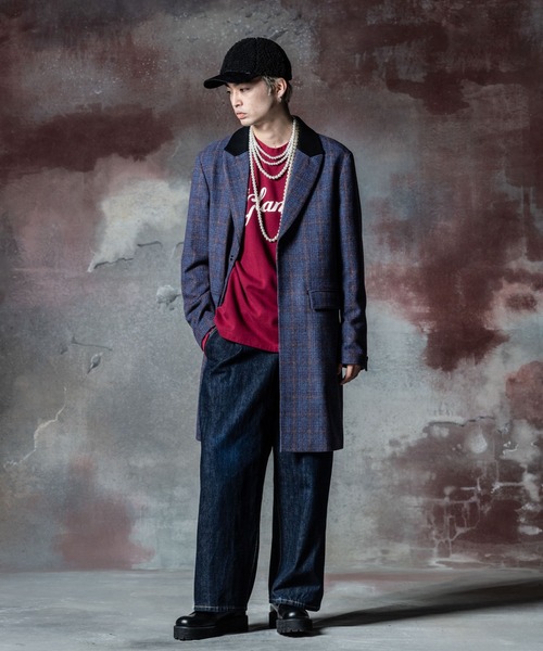 「glamb」 スウェットカットソー M ベージュ メンズ_画像5