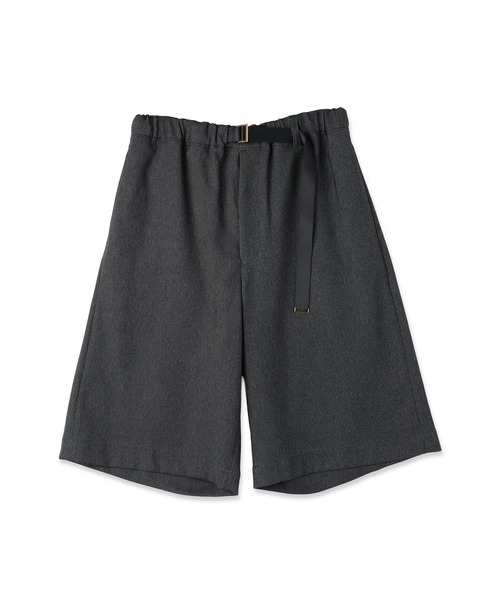 CULLNI（クルニ） パンツ Denim Like Half Pant with Adjustable Belt