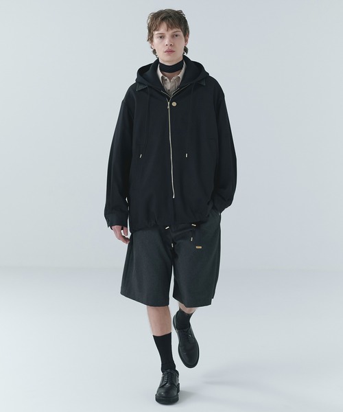 CULLNI（クルニ） パンツ Denim Like Half Pant with Adjustable Belt