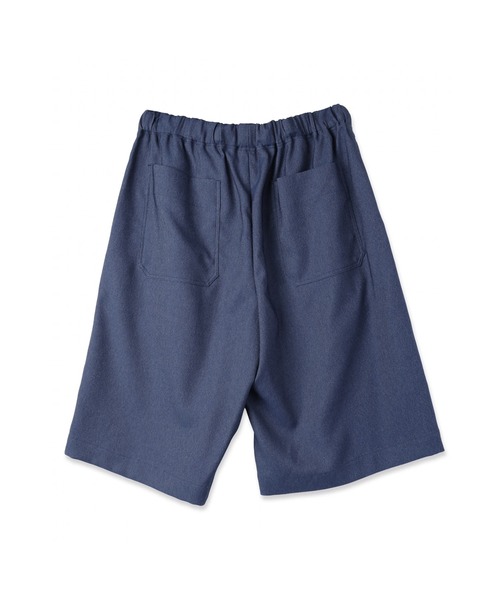 【cullni】 24SS Twill Nylon Short Pant CULLNI（クルニ） パンツ Denim Like Half Pant with Adjustable Belt