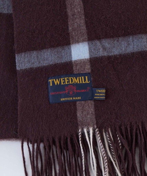 「TWEED MILL」 ストール FREE ブラウン レディース_画像9