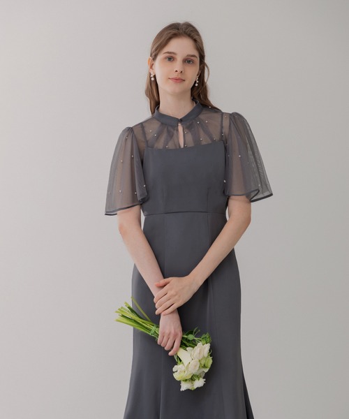 「Leja」 ノースリーブワンピース MEDIUM ブルー レディースの画像