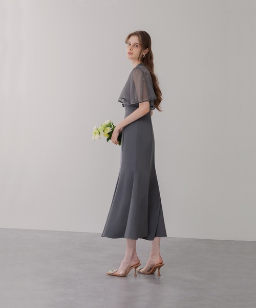 「Leja」 ノースリーブワンピース MEDIUM ブルー レディースの画像