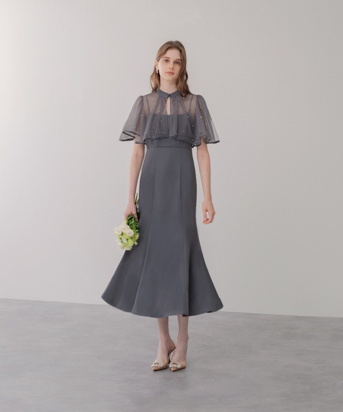 「Leja」 ノースリーブワンピース MEDIUM ブルー レディースの画像
