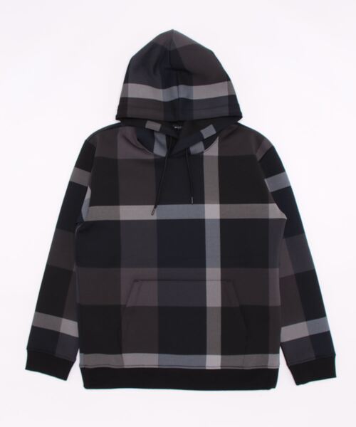 BLACK LABEL CRESTBRIDGE」 プルオーバーパーカー M ベージュ メンズ