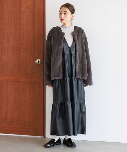 「LAKOLE」 ジャケット SMALL アイボリー レディース_画像2