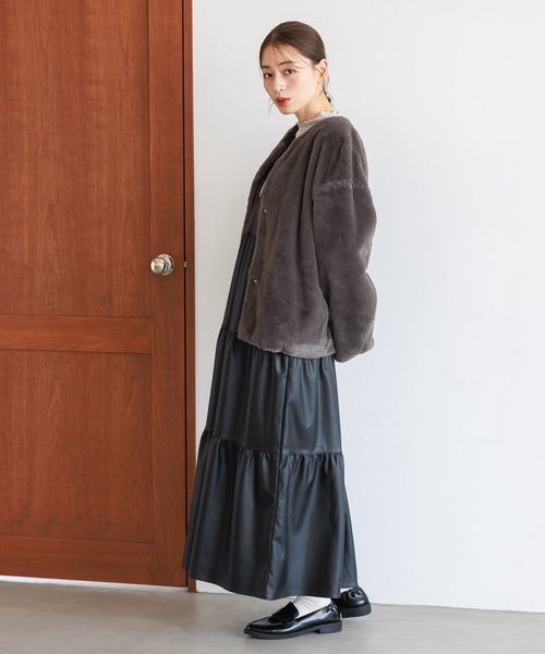 「LAKOLE」 ジャケット SMALL アイボリー レディース_画像3
