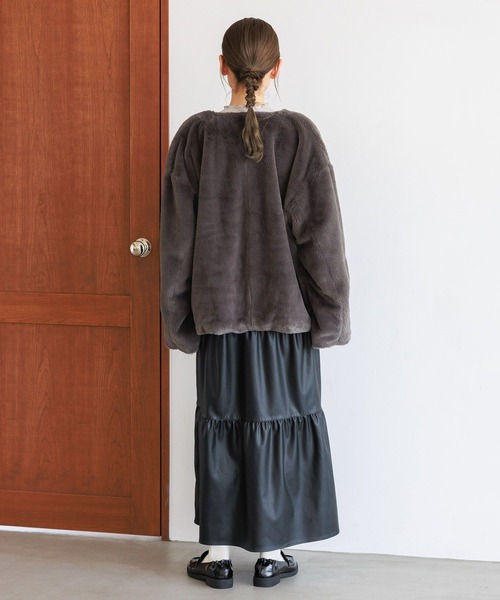 「LAKOLE」 ジャケット SMALL アイボリー レディース_画像4