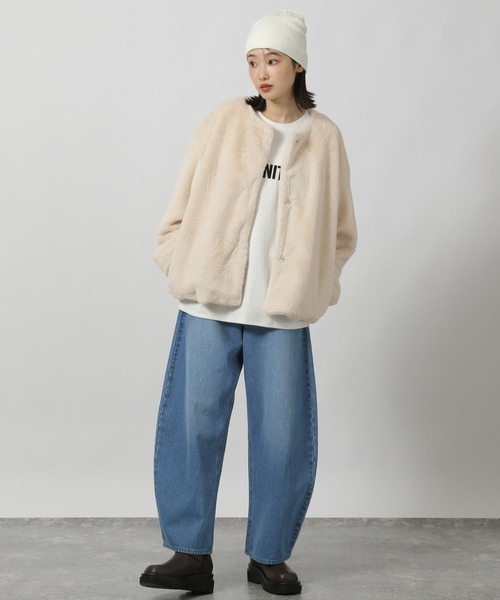 「LAKOLE」 ジャケット SMALL アイボリー レディース_画像8