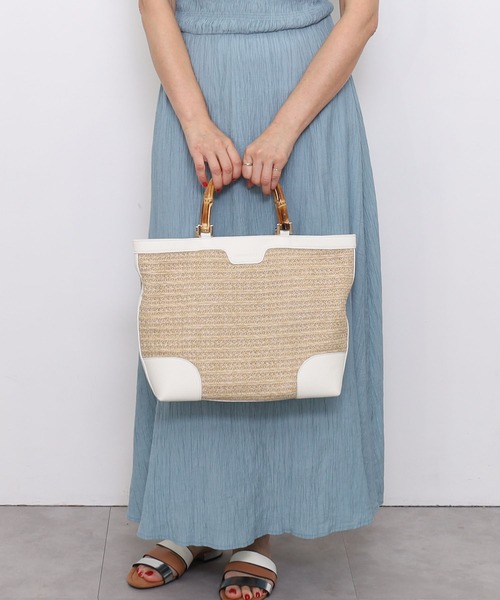 「SMIR NASLI」 トートバッグ 9 ベージュ レディース_画像8