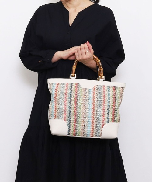 「SMIR NASLI」 トートバッグ 9 ベージュ レディース_画像9