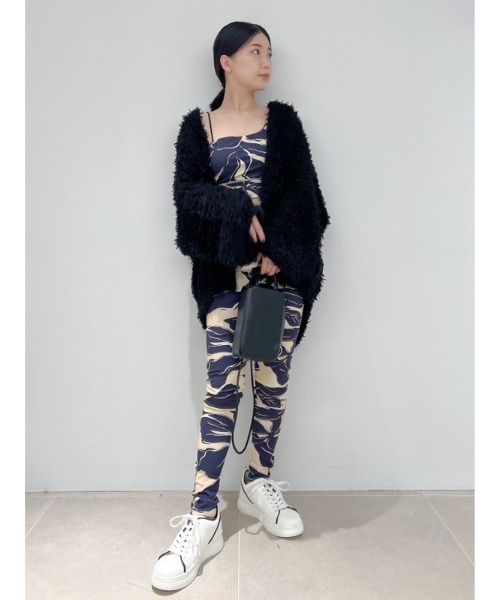 「emmi」 ニットカーディガン ONE SIZE ブラック レディース_画像10