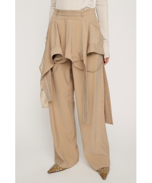 SLY（スライ） スラックス パンツ CAMI LAYERED DRAPE PT キャミ